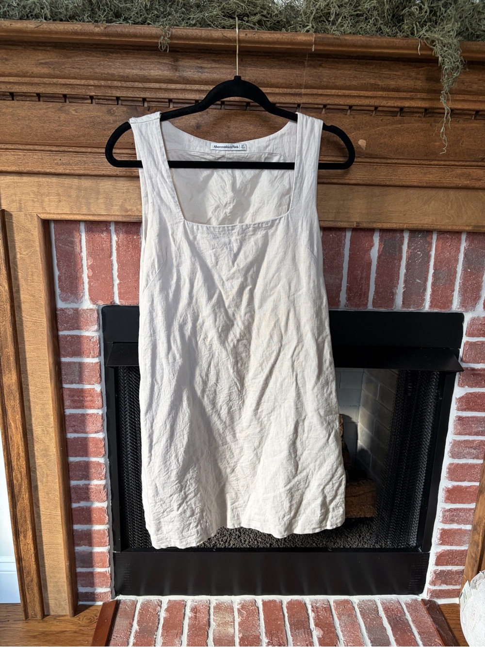 Abercrombie & Fitch Cream Linen dress